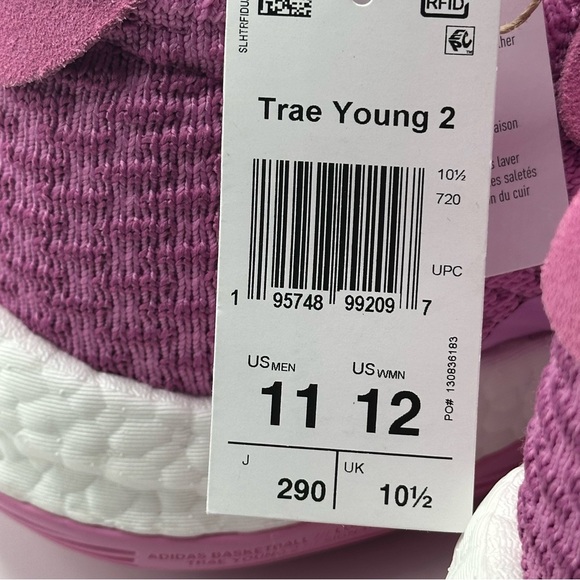 Adidas Trae Young 2 Stratosphere Low top HO6483 Size Men 9, 11 - Picture 12 of 12